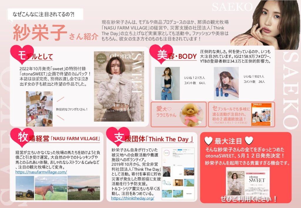 紗栄子さんの人気が衰えぬ理由